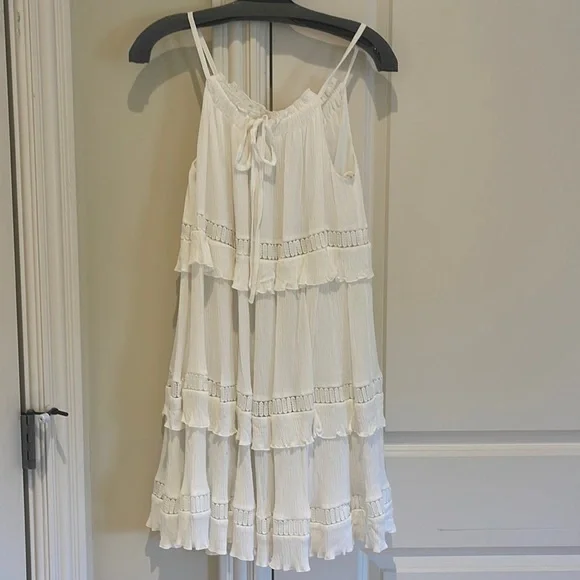 Moon River Dresses | Moon River White Midi Dress Size Medium | Color: White | Size: M | Soschul's Closet